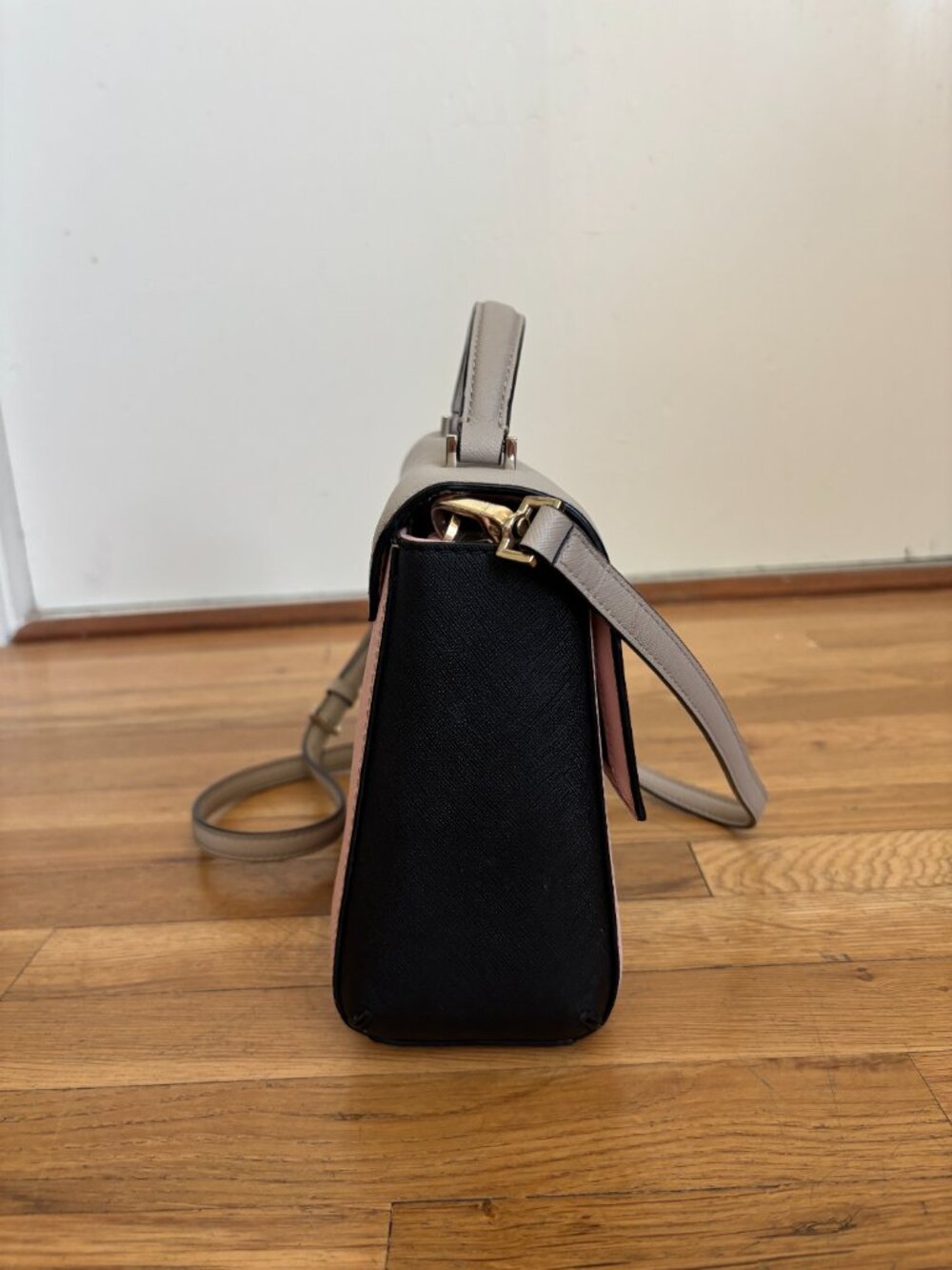 kate spade purse, black/pink/grey - Picture 4 of 14